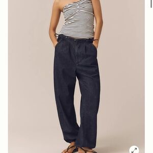 SOLD New with Tags- Anthropologie Pilcro Dark Blue Denim Pants